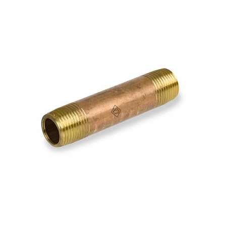 1INX4IN PIPE NIPPLE S40 BRASS